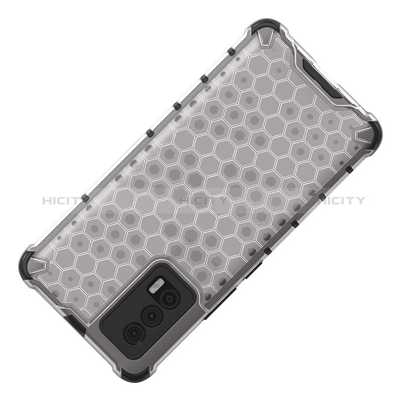 Carcasa Bumper Funda Silicona Transparente 360 Grados AM1 para Vivo iQOO 7 India 5G