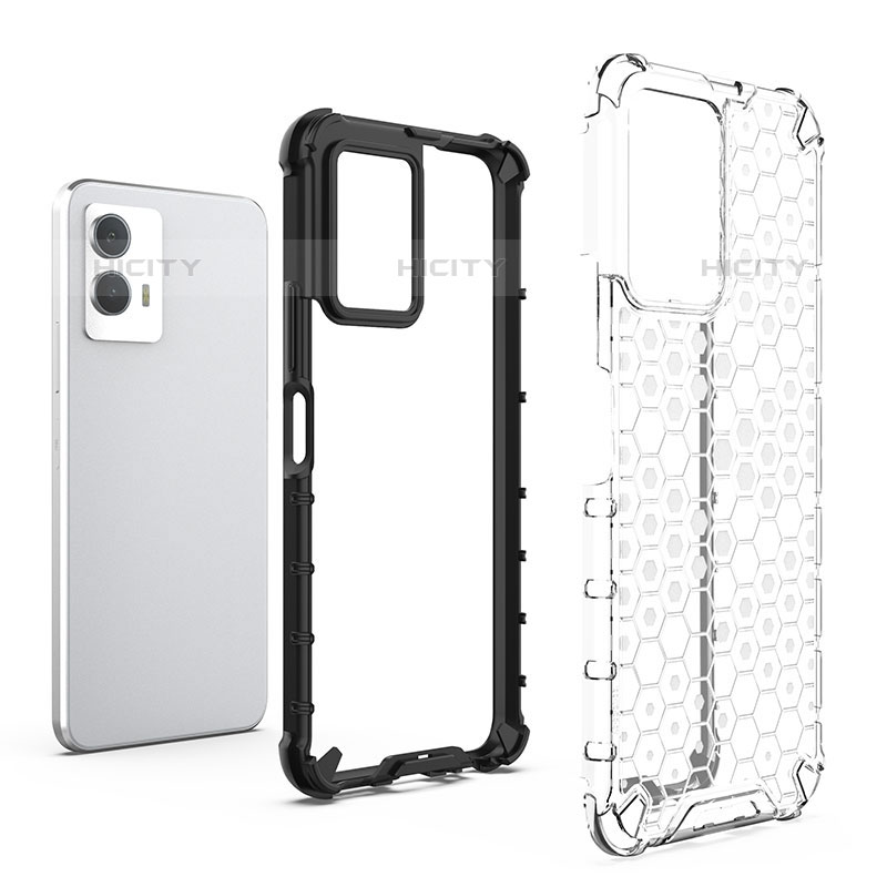 Carcasa Bumper Funda Silicona Transparente 360 Grados AM1 para Vivo iQOO U5 5G