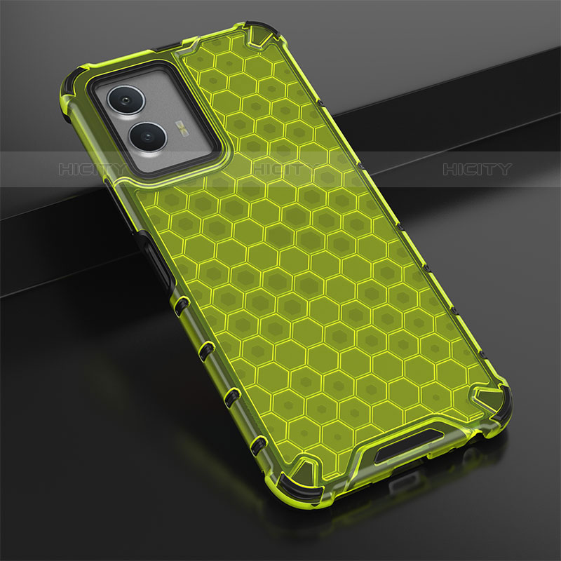 Carcasa Bumper Funda Silicona Transparente 360 Grados AM1 para Vivo iQOO U5 5G Verde