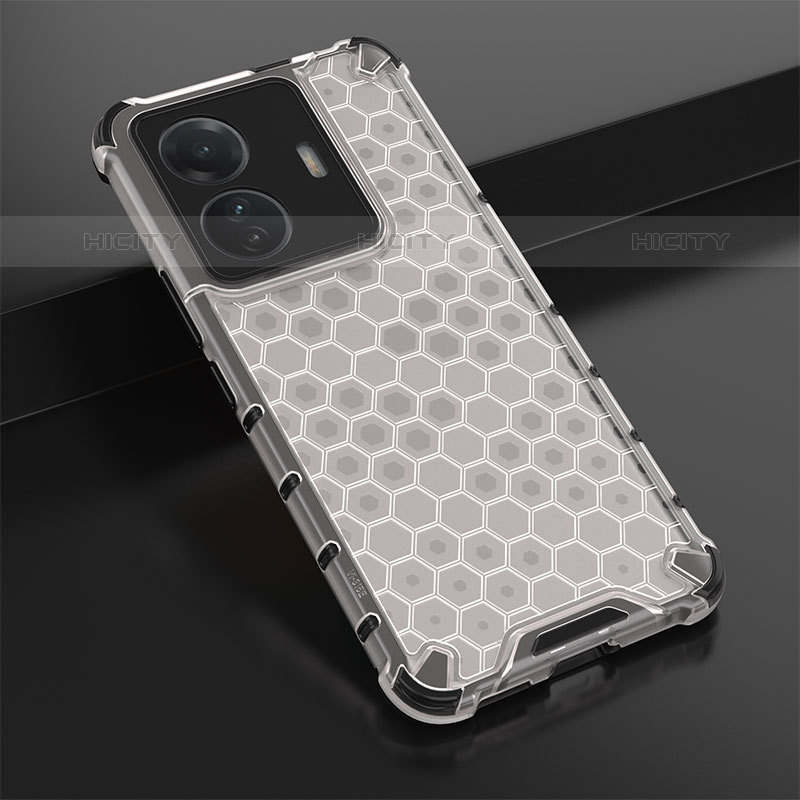 Carcasa Bumper Funda Silicona Transparente 360 Grados AM1 para Vivo T1 Pro 5G