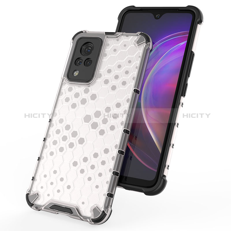 Carcasa Bumper Funda Silicona Transparente 360 Grados AM1 para Vivo V21 5G