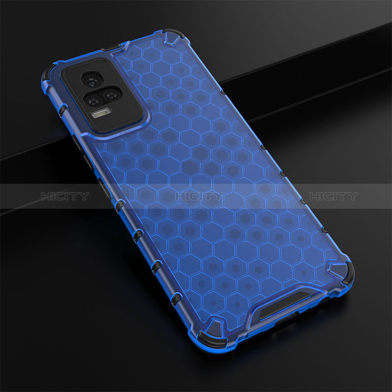 Carcasa Bumper Funda Silicona Transparente 360 Grados AM1 para Vivo V21e 4G