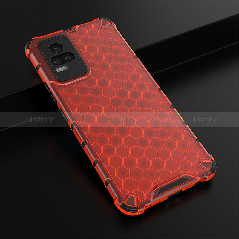 Carcasa Bumper Funda Silicona Transparente 360 Grados AM1 para Vivo V21e 4G