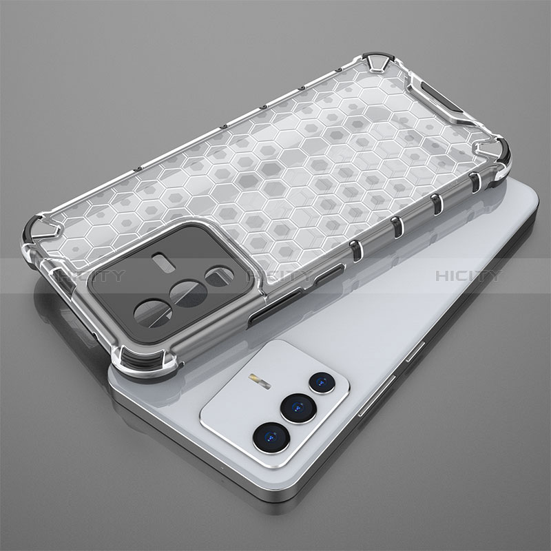 Carcasa Bumper Funda Silicona Transparente 360 Grados AM1 para Vivo V23 5G