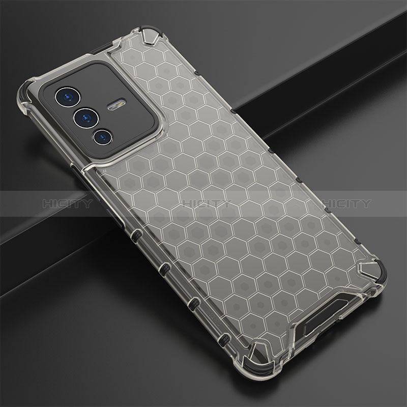 Carcasa Bumper Funda Silicona Transparente 360 Grados AM1 para Vivo V23 Pro 5G