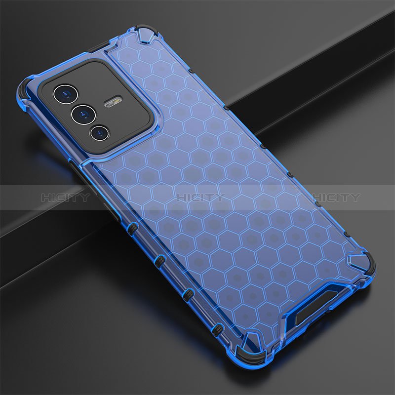 Carcasa Bumper Funda Silicona Transparente 360 Grados AM1 para Vivo V23 Pro 5G