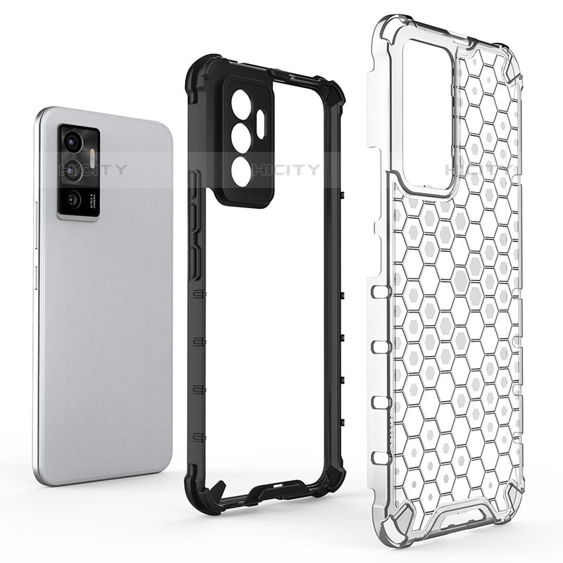 Carcasa Bumper Funda Silicona Transparente 360 Grados AM1 para Vivo V23e