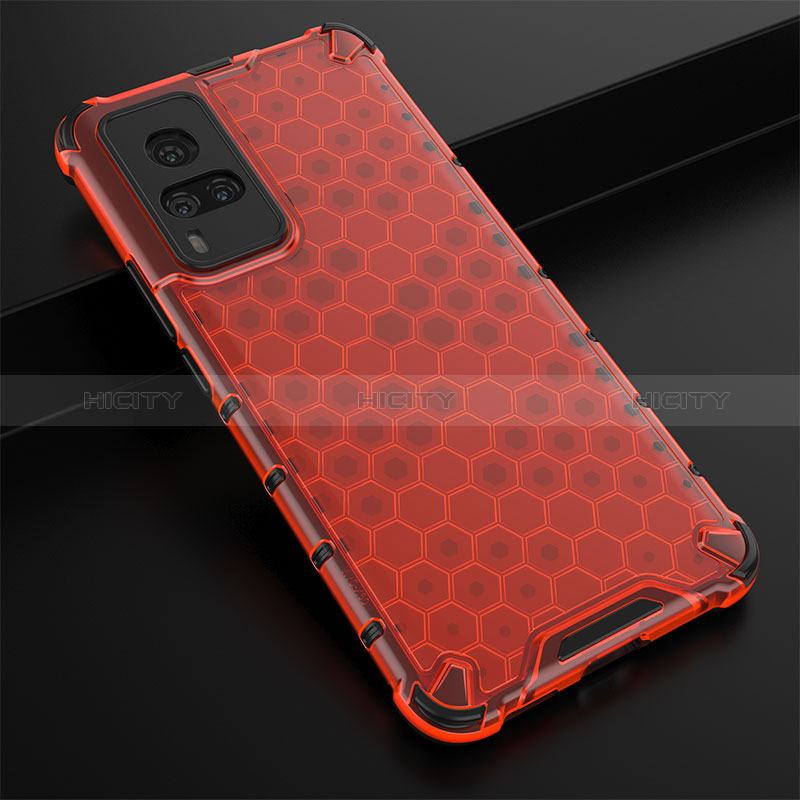 Carcasa Bumper Funda Silicona Transparente 360 Grados AM1 para Vivo X60 Pro 5G