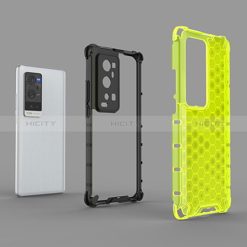 Carcasa Bumper Funda Silicona Transparente 360 Grados AM1 para Vivo X60 Pro+ Plus 5G