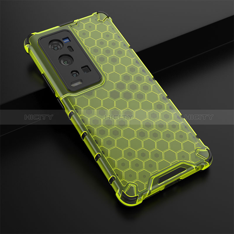 Carcasa Bumper Funda Silicona Transparente 360 Grados AM1 para Vivo X60 Pro+ Plus 5G