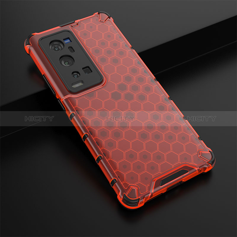 Carcasa Bumper Funda Silicona Transparente 360 Grados AM1 para Vivo X60 Pro+ Plus 5G