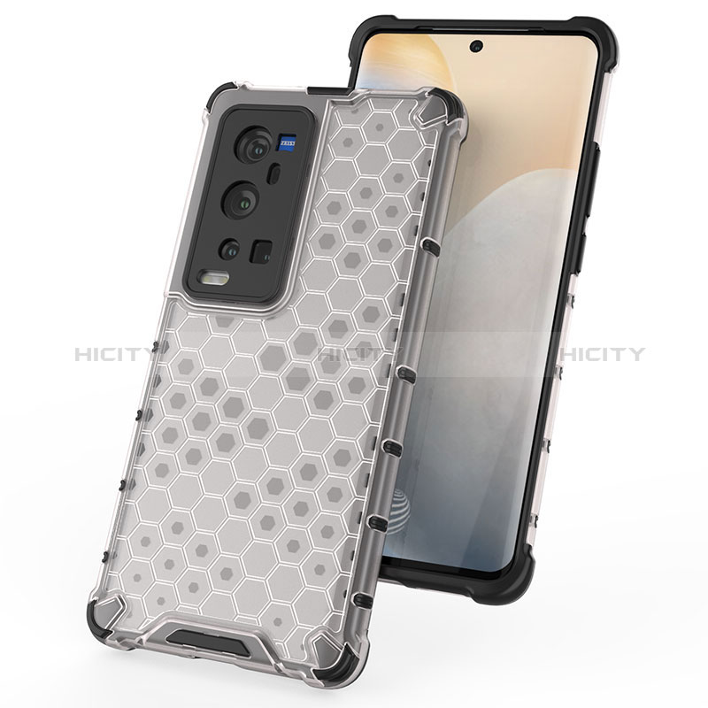 Carcasa Bumper Funda Silicona Transparente 360 Grados AM1 para Vivo X60 Pro+ Plus 5G