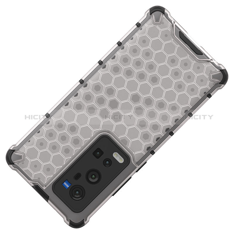 Carcasa Bumper Funda Silicona Transparente 360 Grados AM1 para Vivo X60 Pro+ Plus 5G