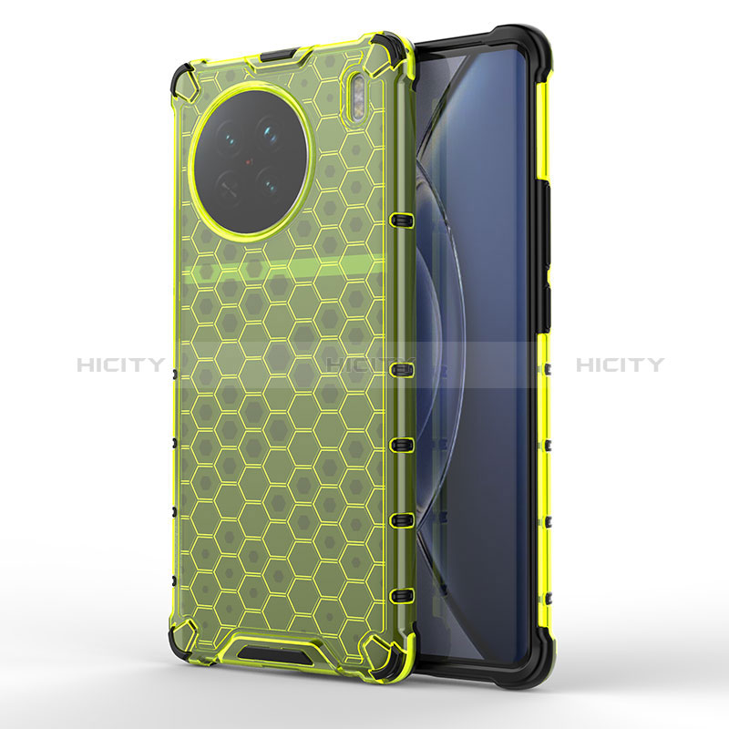 Carcasa Bumper Funda Silicona Transparente 360 Grados AM1 para Vivo X90 5G Verde