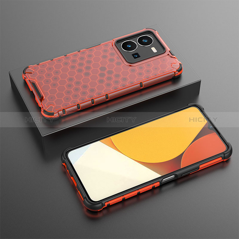 Carcasa Bumper Funda Silicona Transparente 360 Grados AM1 para Vivo Y35 4G