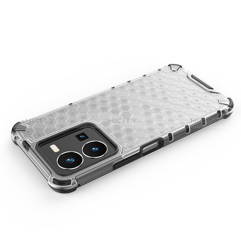 Carcasa Bumper Funda Silicona Transparente 360 Grados AM1 para Vivo Y35 4G