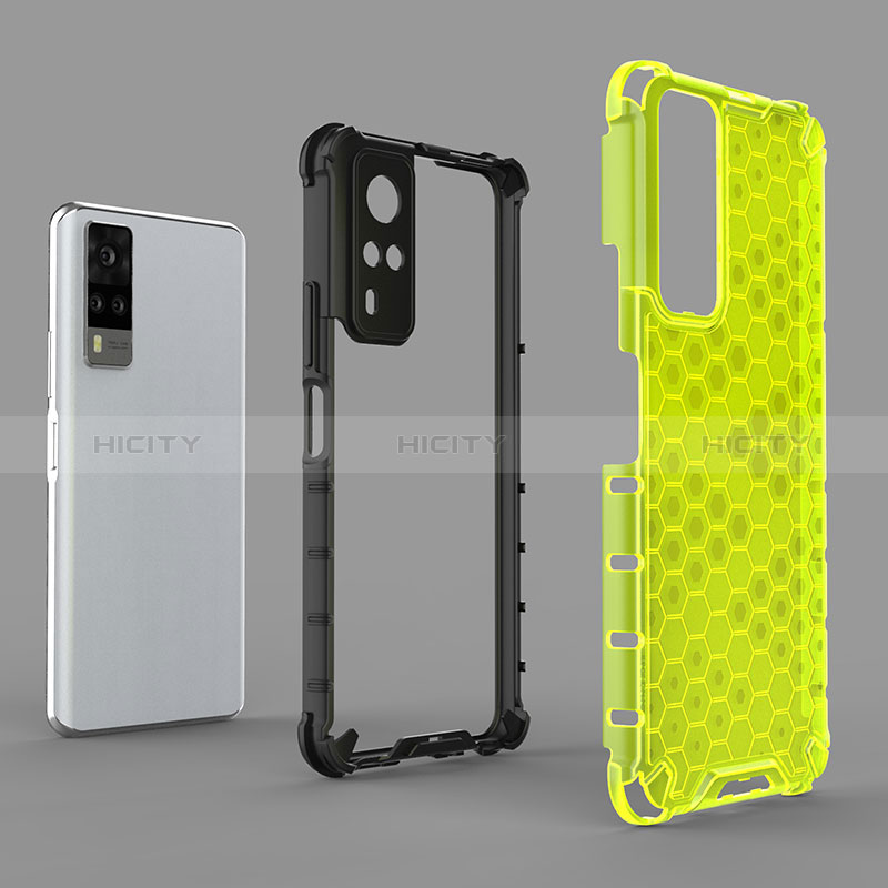 Carcasa Bumper Funda Silicona Transparente 360 Grados AM1 para Vivo Y51 (2021)