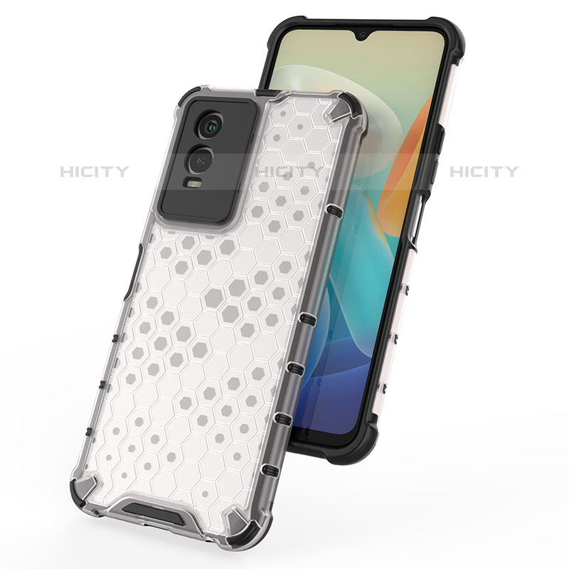 Carcasa Bumper Funda Silicona Transparente 360 Grados AM1 para Vivo Y74s 5G