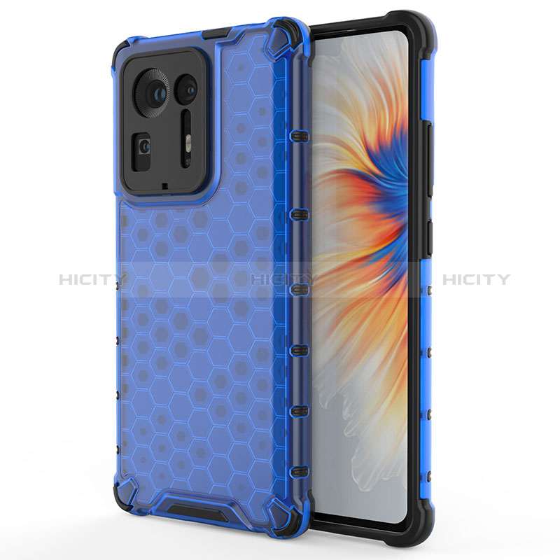 Carcasa Bumper Funda Silicona Transparente 360 Grados AM1 para Xiaomi Mi Mix 4 5G Azul