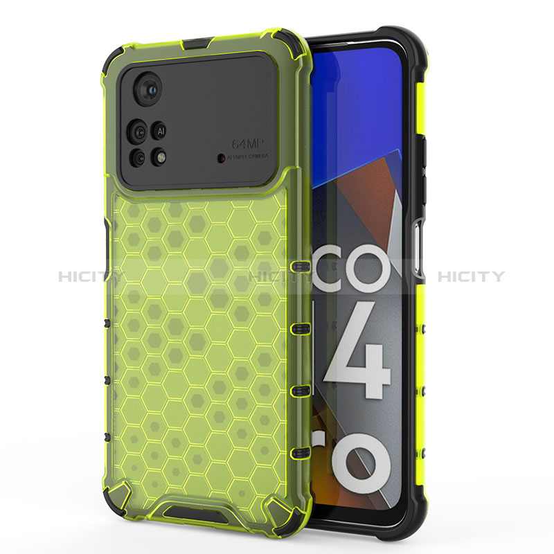 Carcasa Bumper Funda Silicona Transparente 360 Grados AM1 para Xiaomi Poco M4 Pro 4G