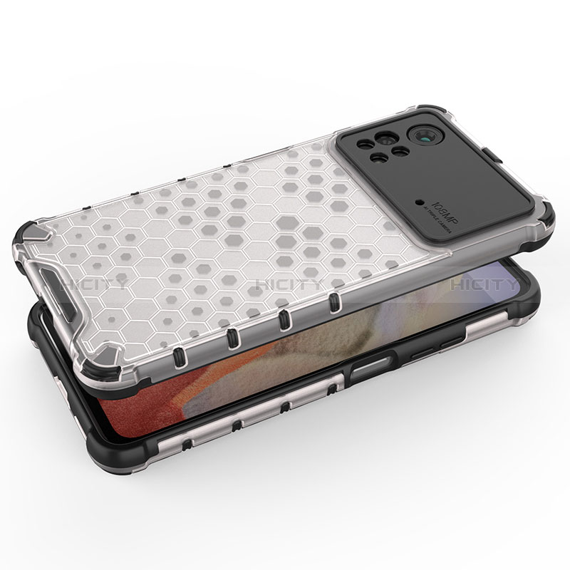 Carcasa Bumper Funda Silicona Transparente 360 Grados AM1 para Xiaomi Poco X4 Pro 5G