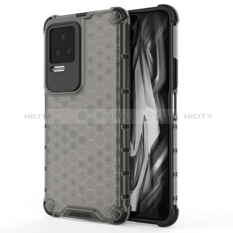 Carcasa Bumper Funda Silicona Transparente 360 Grados AM1 para Xiaomi Redmi K50 5G Negro