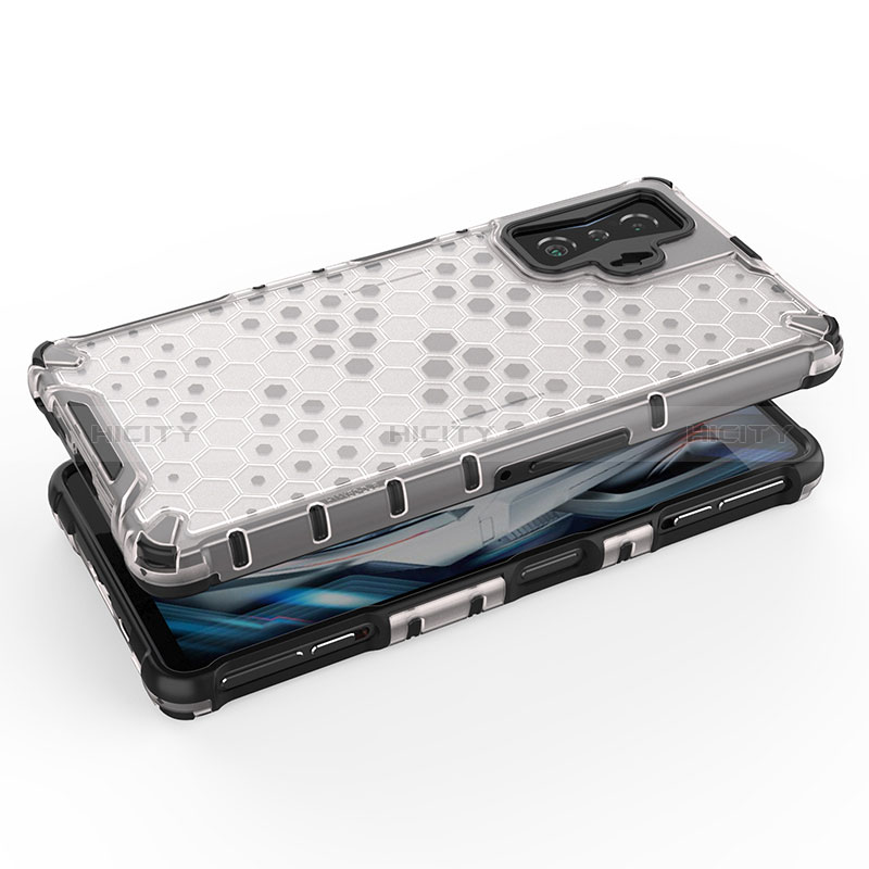 Carcasa Bumper Funda Silicona Transparente 360 Grados AM1 para Xiaomi Redmi K50 Gaming 5G