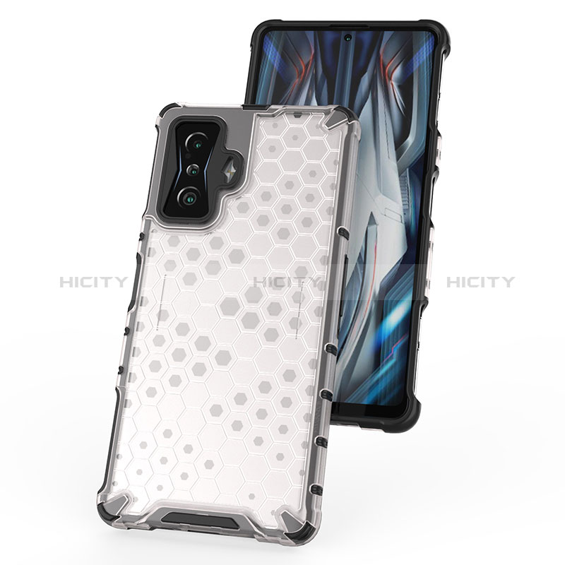 Carcasa Bumper Funda Silicona Transparente 360 Grados AM1 para Xiaomi Redmi K50 Gaming 5G