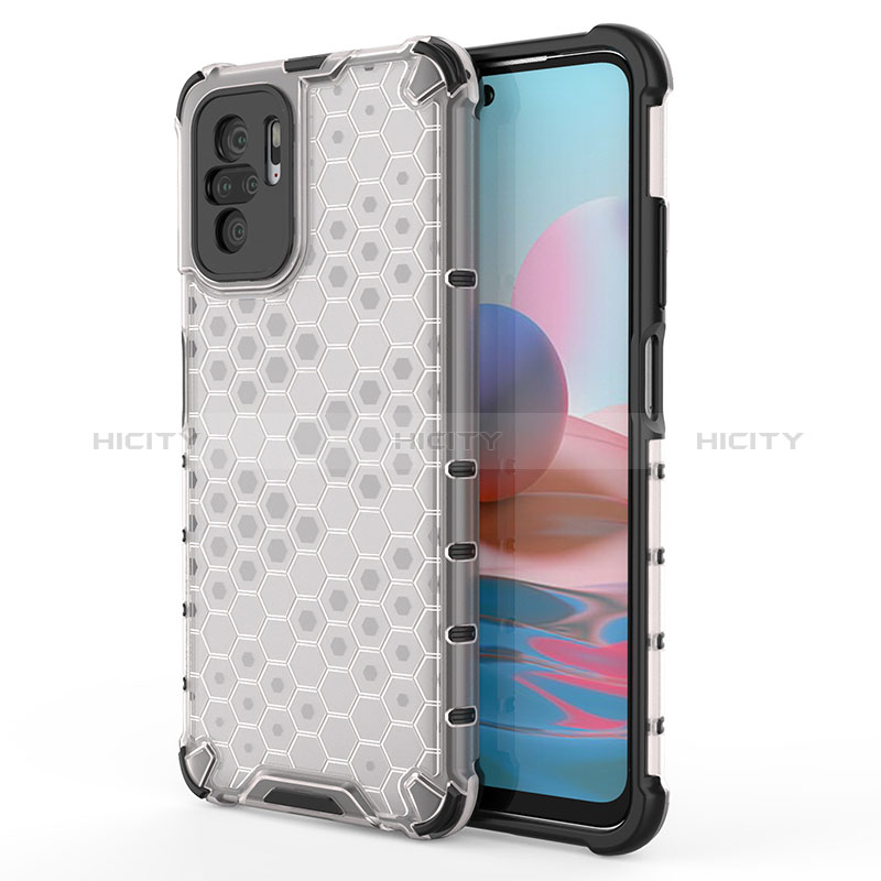 Carcasa Bumper Funda Silicona Transparente 360 Grados AM1 para Xiaomi Redmi Note 10S 4G