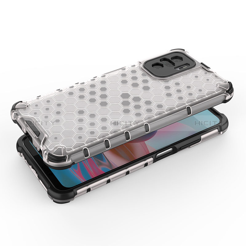 Carcasa Bumper Funda Silicona Transparente 360 Grados AM1 para Xiaomi Redmi Note 10S 4G