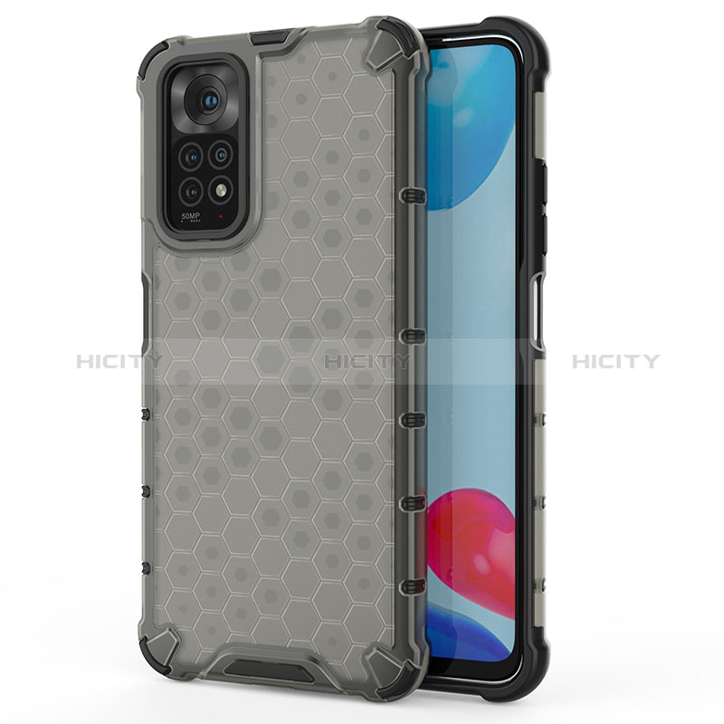 Carcasa Bumper Funda Silicona Transparente 360 Grados AM1 para Xiaomi Redmi Note 11 4G (2022) Negro