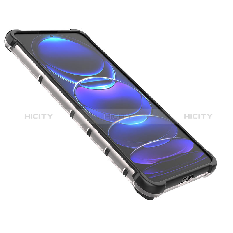 Carcasa Bumper Funda Silicona Transparente 360 Grados AM1 para Xiaomi Redmi Note 12 Explorer