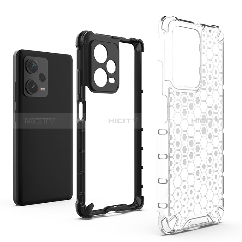 Carcasa Bumper Funda Silicona Transparente 360 Grados AM1 para Xiaomi Redmi Note 12 Explorer