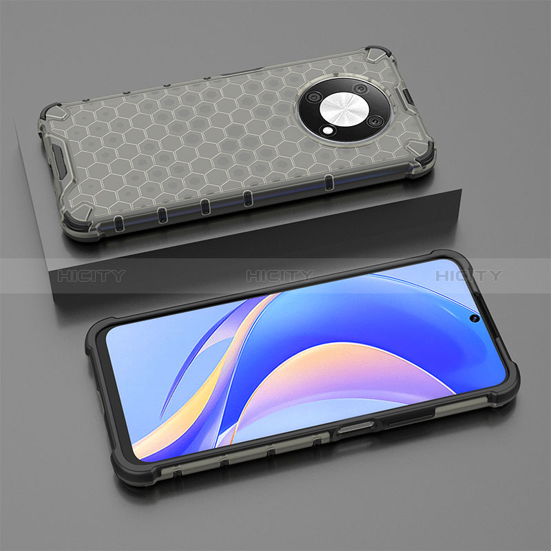 Carcasa Bumper Funda Silicona Transparente 360 Grados AM2 para Huawei Enjoy 50 Pro Negro