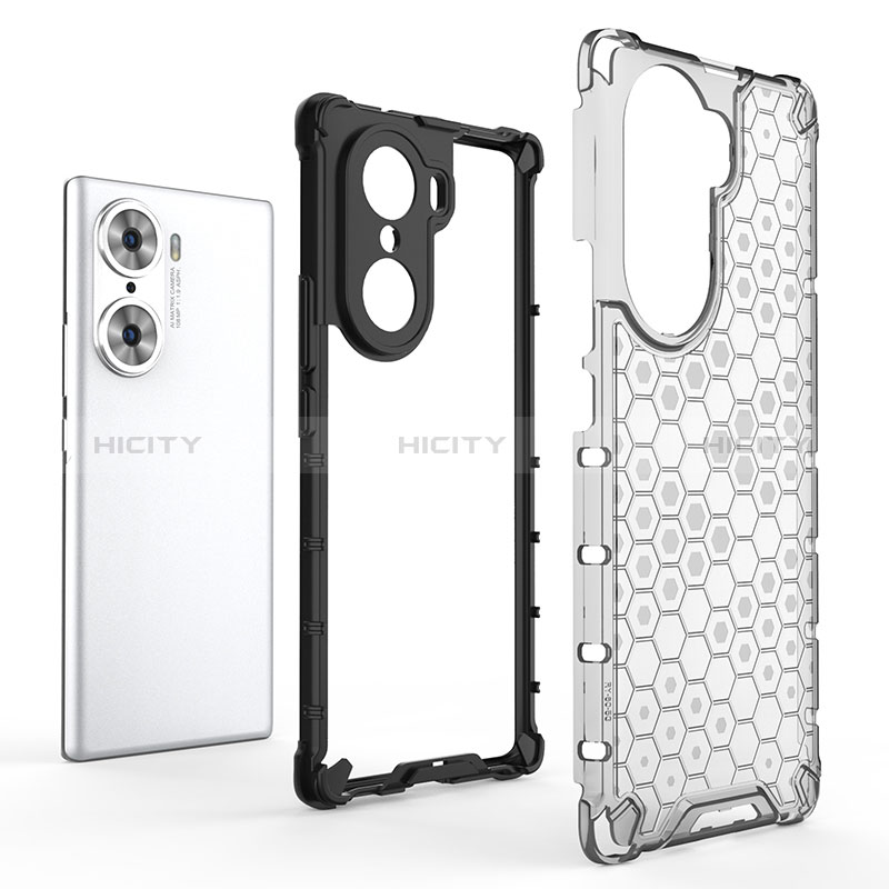 Carcasa Bumper Funda Silicona Transparente 360 Grados AM2 para Huawei Honor 60 Pro 5G