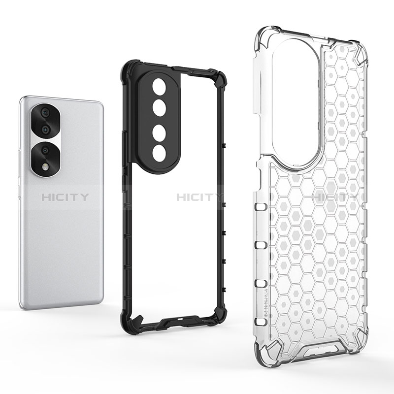 Carcasa Bumper Funda Silicona Transparente 360 Grados AM2 para Huawei Honor 70 Pro 5G