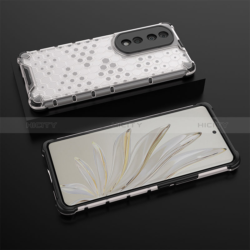 Carcasa Bumper Funda Silicona Transparente 360 Grados AM2 para Huawei Honor 70 Pro+ Plus 5G