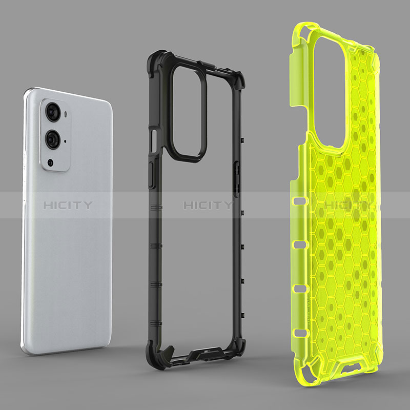 Carcasa Bumper Funda Silicona Transparente 360 Grados AM2 para OnePlus 9 Pro 5G