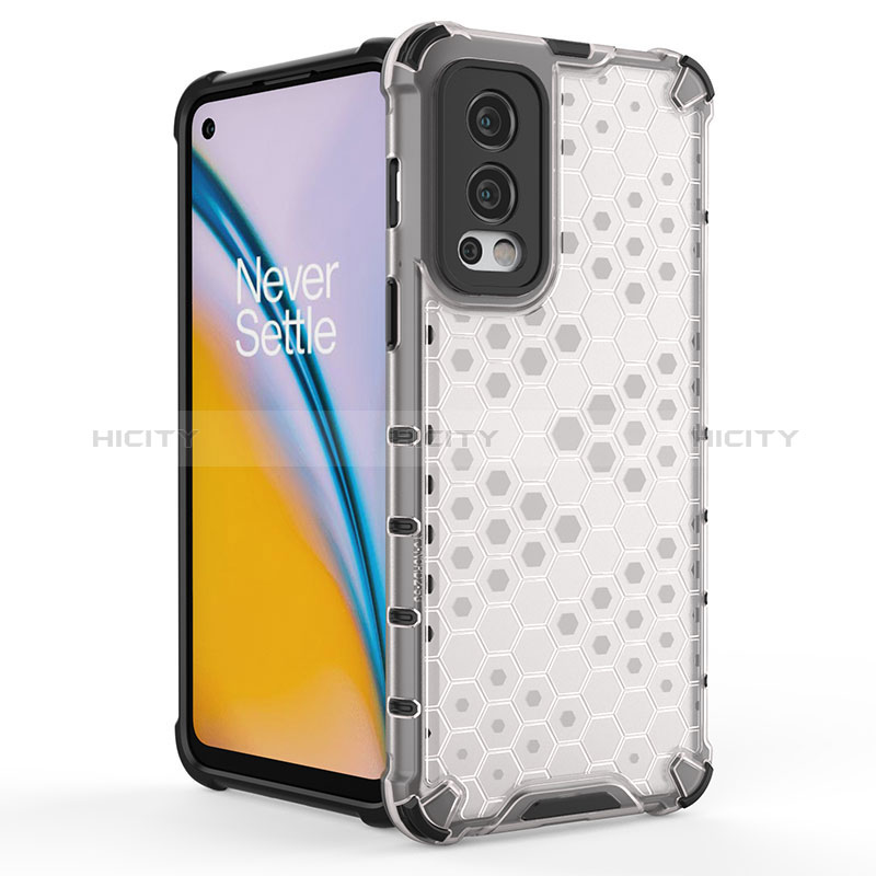 Carcasa Bumper Funda Silicona Transparente 360 Grados AM2 para OnePlus Nord 2 5G