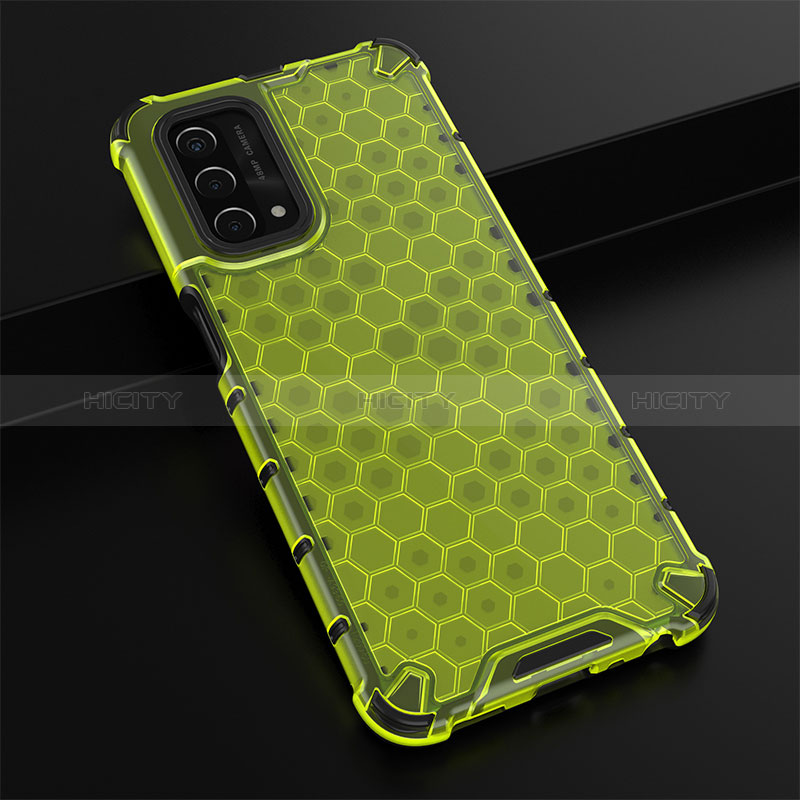 Carcasa Bumper Funda Silicona Transparente 360 Grados AM2 para Oppo A54 5G Verde