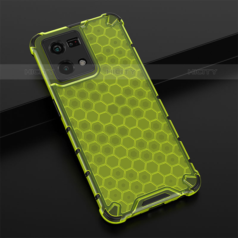 Carcasa Bumper Funda Silicona Transparente 360 Grados AM2 para Oppo F21 Pro 4G Verde