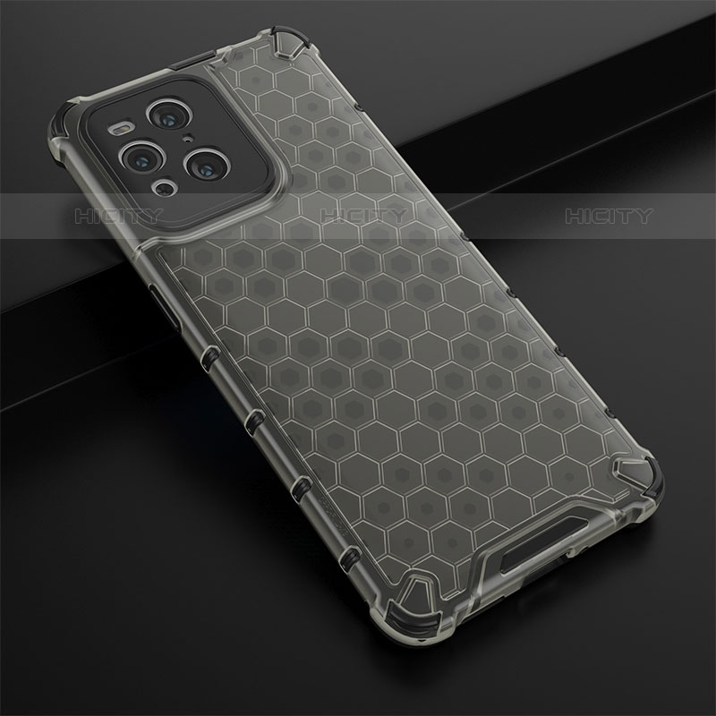 Carcasa Bumper Funda Silicona Transparente 360 Grados AM2 para Oppo Find X3 Pro 5G