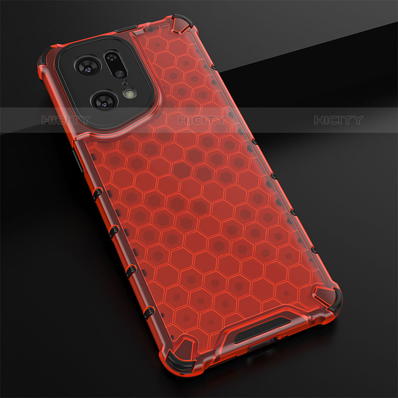 Carcasa Bumper Funda Silicona Transparente 360 Grados AM2 para Oppo Find X5 Pro 5G