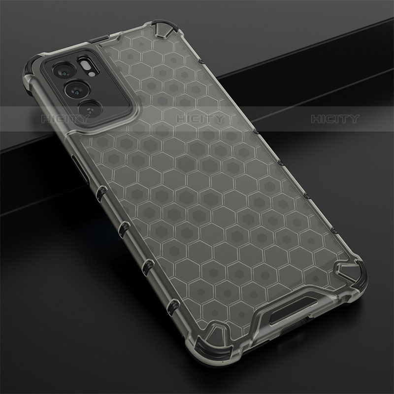 Carcasa Bumper Funda Silicona Transparente 360 Grados AM2 para Oppo Reno6 5G