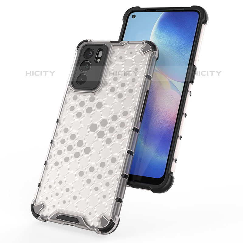 Carcasa Bumper Funda Silicona Transparente 360 Grados AM2 para Oppo Reno6 5G