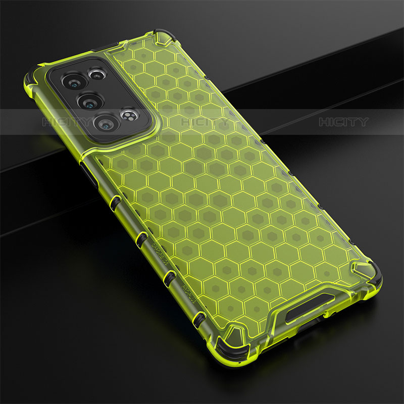 Carcasa Bumper Funda Silicona Transparente 360 Grados AM2 para Oppo Reno6 Pro 5G