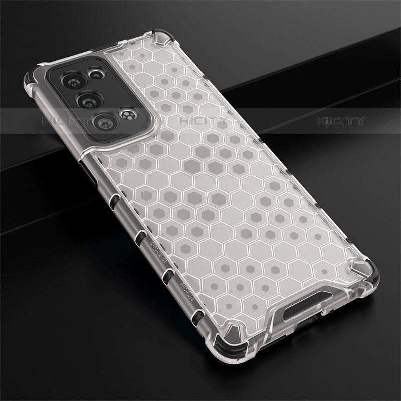 Carcasa Bumper Funda Silicona Transparente 360 Grados AM2 para Oppo Reno6 Pro 5G