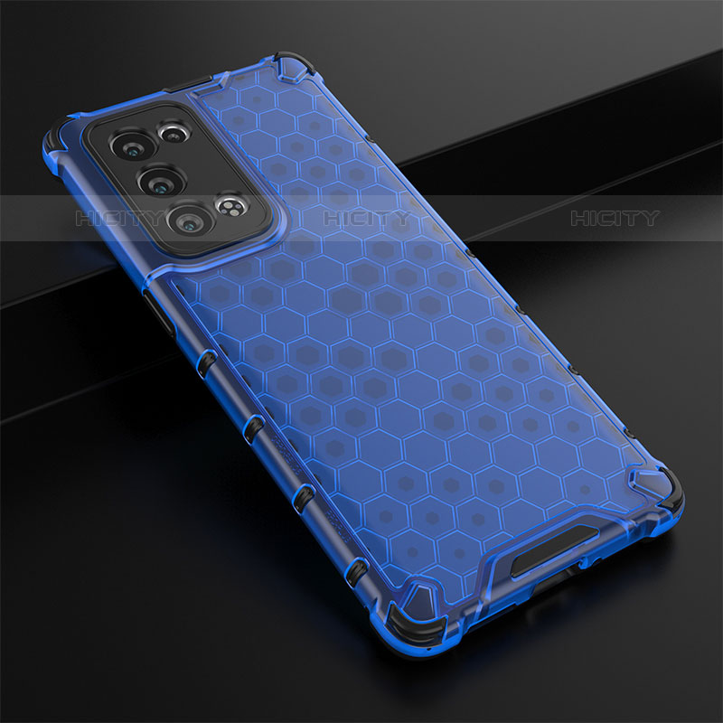 Carcasa Bumper Funda Silicona Transparente 360 Grados AM2 para Oppo Reno6 Pro+ Plus 5G