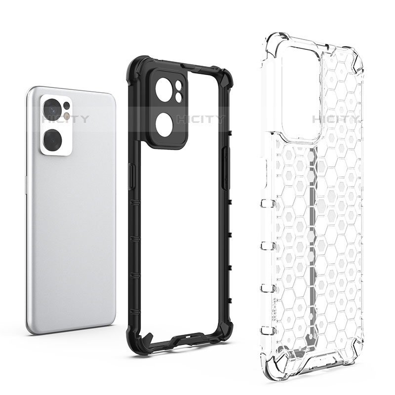 Carcasa Bumper Funda Silicona Transparente 360 Grados AM2 para Oppo Reno7 SE 5G