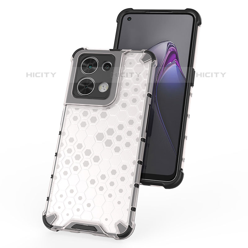 Carcasa Bumper Funda Silicona Transparente 360 Grados AM2 para Oppo Reno8 5G